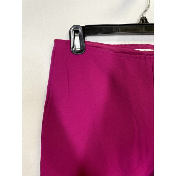 TRINA TURK Jarreau Colette Luxe Cropped Trouser Pants Fuschia Pink Size 4 - Picture 4 of 13